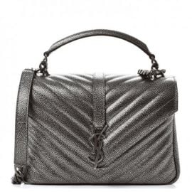 Matelasse Chevron Monogram Bag by Saint Laurent at Tradesy