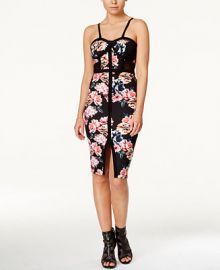 Material Girl Juniors  Printed Bodycon Dress  Only at Macy s at Macys