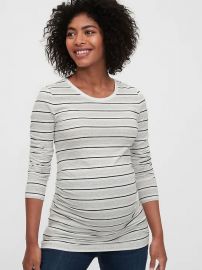 Maternity stripe tee at GAP