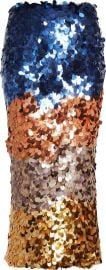 Matilde Colorblock Sequin Midi Skirt at Nordstrom