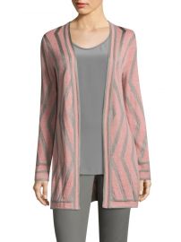 Matte Jacquard Knit Cardigan by St John Collection at Saks Fifth Avenue