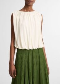 Matte Jersey Bubble Top in Tank Tops at Vince
