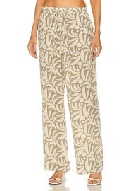 Matteau Drawstring Trouser in Sage Palmas FWRD at FWRD