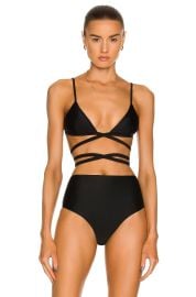 Matteau Wrap Triangle Bikini Top at Forward