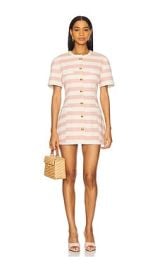 Maude Club Taylor Dress In Pink Ivory at Revolve