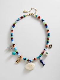 Maui Charm Necklace - Multi Multicolored beaded necklace BaubleBar at BaubleBar