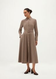 Maura Check Belted Dress at Hobbs