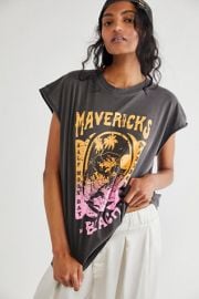 Mavericks Beach Cut Boyfriend Tee at Free People