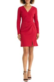 Max Cleo Zip Waist Jersey Dress in Bright Red at Nordstrom