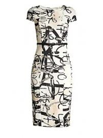 Max Mara - Alcali Printed Sheath Dress at Saks Fifth Avenue