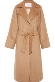 Max Mara   Belted camel hair coat at Net A Porter