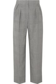 Max Mara - Festa cropped Prince of Wales checked wool tapered pants at Net A Porter