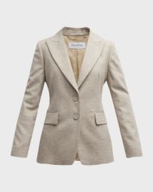 Max Mara Abaco Virgin Wool Cashmere Jacket at Neiman Marcus