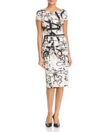 Max Mara Alcali Printed Midi Sheath Dress Women - Bloomingdale s at Bloomingdales