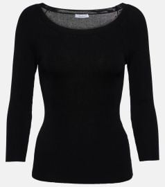 Max Mara Bill Off shoulder Jersey Top at Mytheresa