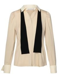 Max Mara Button Detailed Long Sleeved Blouse at Cettire