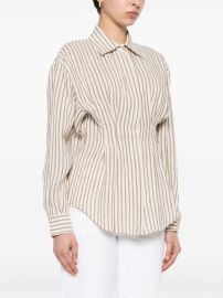 Max Mara Eritrea Striped Linen Shirt - at Farfetch