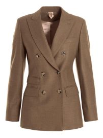 Max Mara Flap Pocket double Breasted Blazer at Cettire