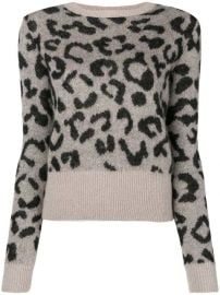 Max Mara Leopard Print Sweater - Farfetch at Farfetch