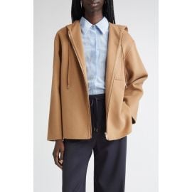 Max Mara Mini Virgin Wool Blend Hooded Jacket at Nordstrom