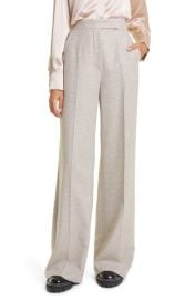 Max Mara Pontiac Wide Leg Virgin Wool Cashmere Pants at Nordstrom