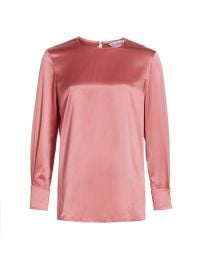 Max Mara Sava French Cuff Silk Blouse at Saks Fifth Avenue