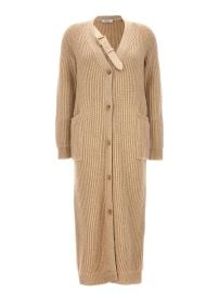 Max Mara Sumatra Buttoned Long Sleeved Cardigan at Cettire