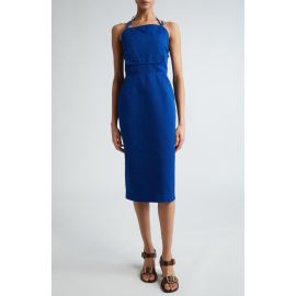 Max Mara Temide Sleeveless Cotton Poplin Belted Dress at Nordstrom