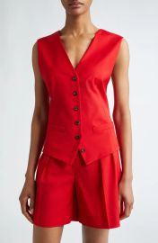 Max Mara Zuai Waistcoat Nebbie Blazer and Jessica Shorts at Nordstrom