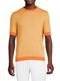 Max n Chester Contrast Short Sleeve Sweater on SALE at Saks Off 5th