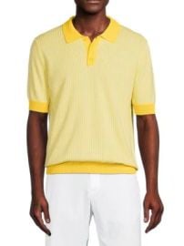 Max n Chester Jacquard Sweater Polo at Saks Off 5th