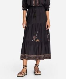 Maxi Tiered Skirt by Johnny Was at Johnny Was