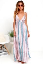 Maxin Relaxin Multi Print Maxi Dress by Lulus at Lulus