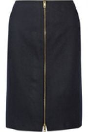 Mazy wool-blend pencil skirt at The Outnet