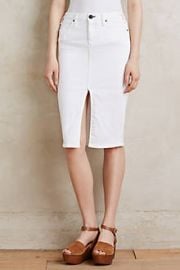 McGuire Marino Denim Pencil Skirt at Anthropologie