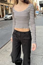 McKenna Stripe Top Brandy Melville Australia at Brandy Melville