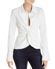 McKenna Twist Front Top at Bloomingdales