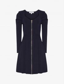 McKenzie zip-front stretch-knit mini dress at Selfridges