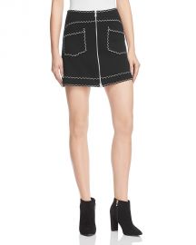 McQ Alexander McQueen A-Line Skirt black at Bloomingdales