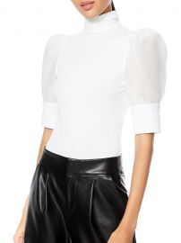 Mckayla Turtleneck Crop Top at Saks Fifth Avenue