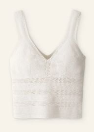 Me Em Cotton Fashioned Longline Knit Cami at Me + Em