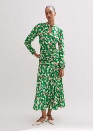 Me Em Lantana Flower Print Midi Dress at Me + Em