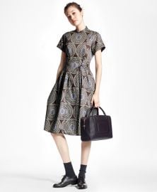 Medallion Shirt Dress at Brooks Brothers