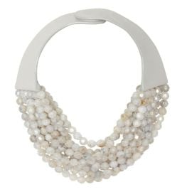 Medium Bella Marble Stone Necklace at Fairchild Baldwin