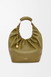 Medium Squeeze bag in mellow nappa lambskin Olive - LOEWE at Loewe