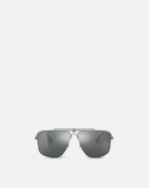 Medusa Focus Sunglasses Gray VERSACE US at Versace