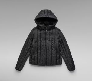 Meefic Vertical Quilted Jacket Black at G-Star RAW