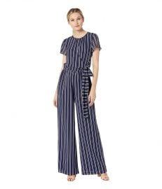 Mega Railroad Stripe Jumpsuit at Zappos