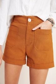 Megan Patch Pocket Shorts at Anthropologie