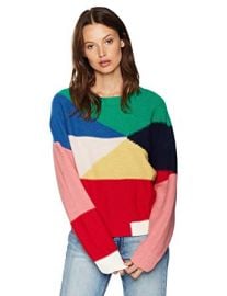 Megu Pullover Colorblock Sweater at Amazon